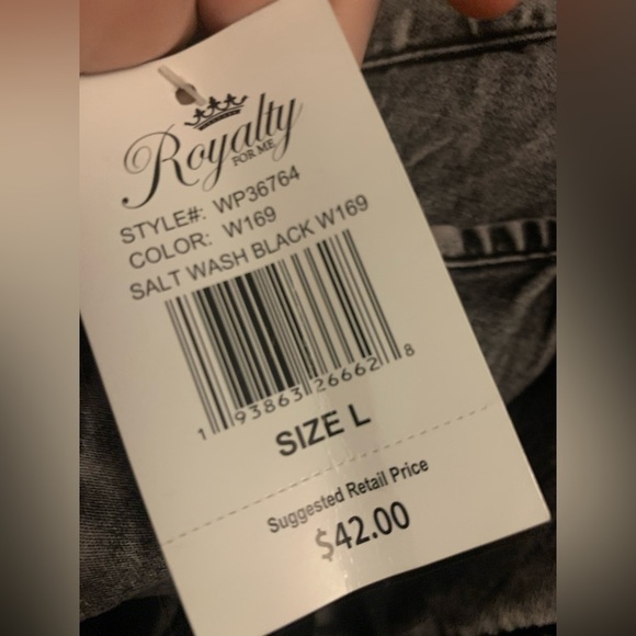 Salt wash black crop pants size Large - Picture 5 of 5